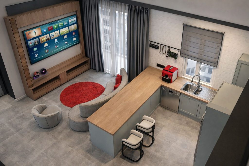 Stüdyo Daire Tasarımı